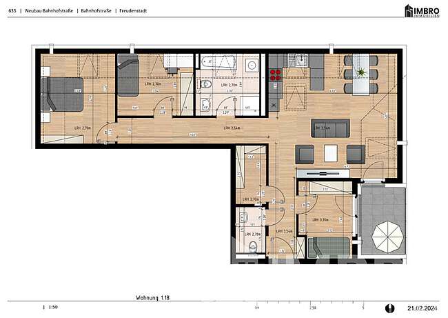 Grundriss Whg. 1.18