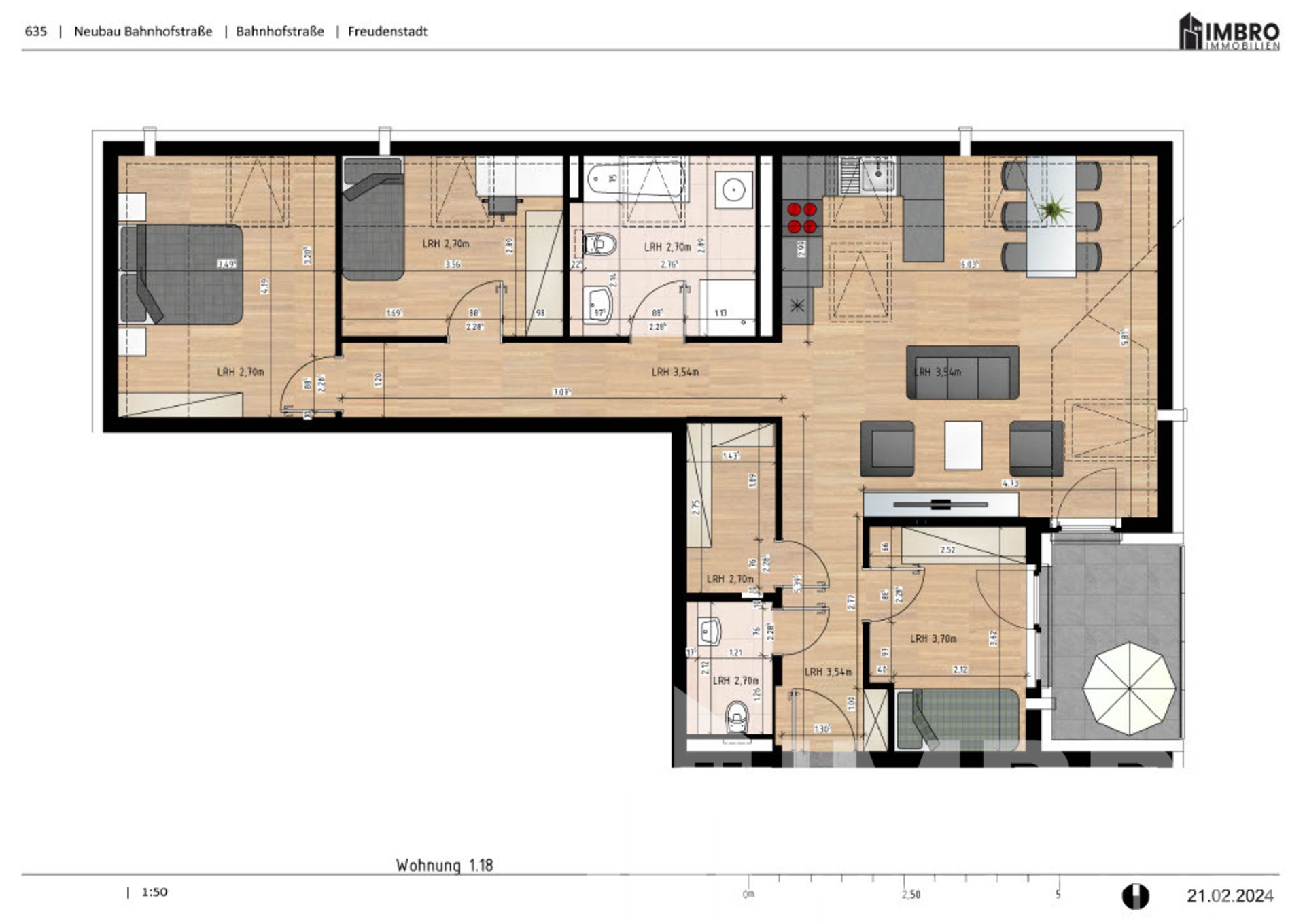 Grundriss Whg. 1.18